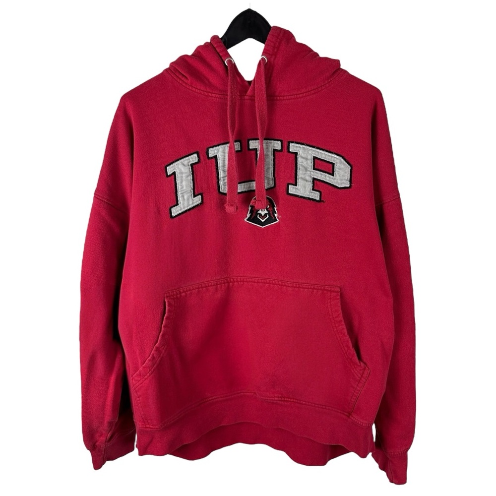 Vintage Y2K Indiana University Pennsylvania Hawks College Hoodie Size 2XL